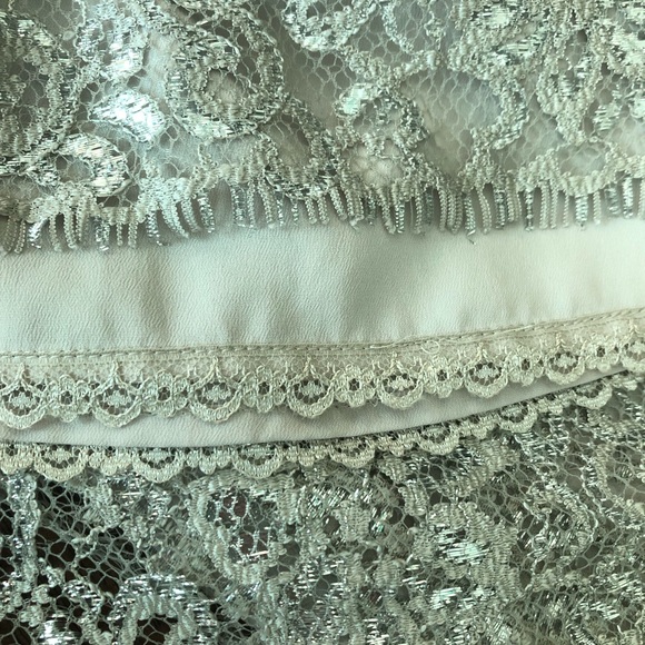 BCBGMaxAzria silver/champagne Lynette dress - Picture 4 of 7